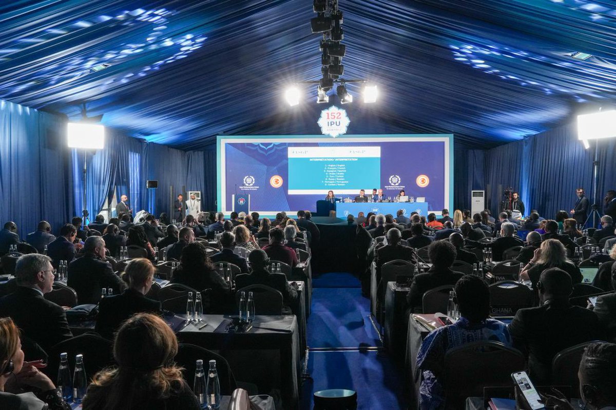 معالي الأمين العام لـ #مجلس_الشورى الأستاذ محمد بن داخل المطيري، يشارك في اجتماع جمعية الأمناء العامين لبرلمانات الاتحاد البرلماني الدولي، المنعقد في إطار أعمال اجتماعات الاتحاد البرلماني الدولي الـ(152).