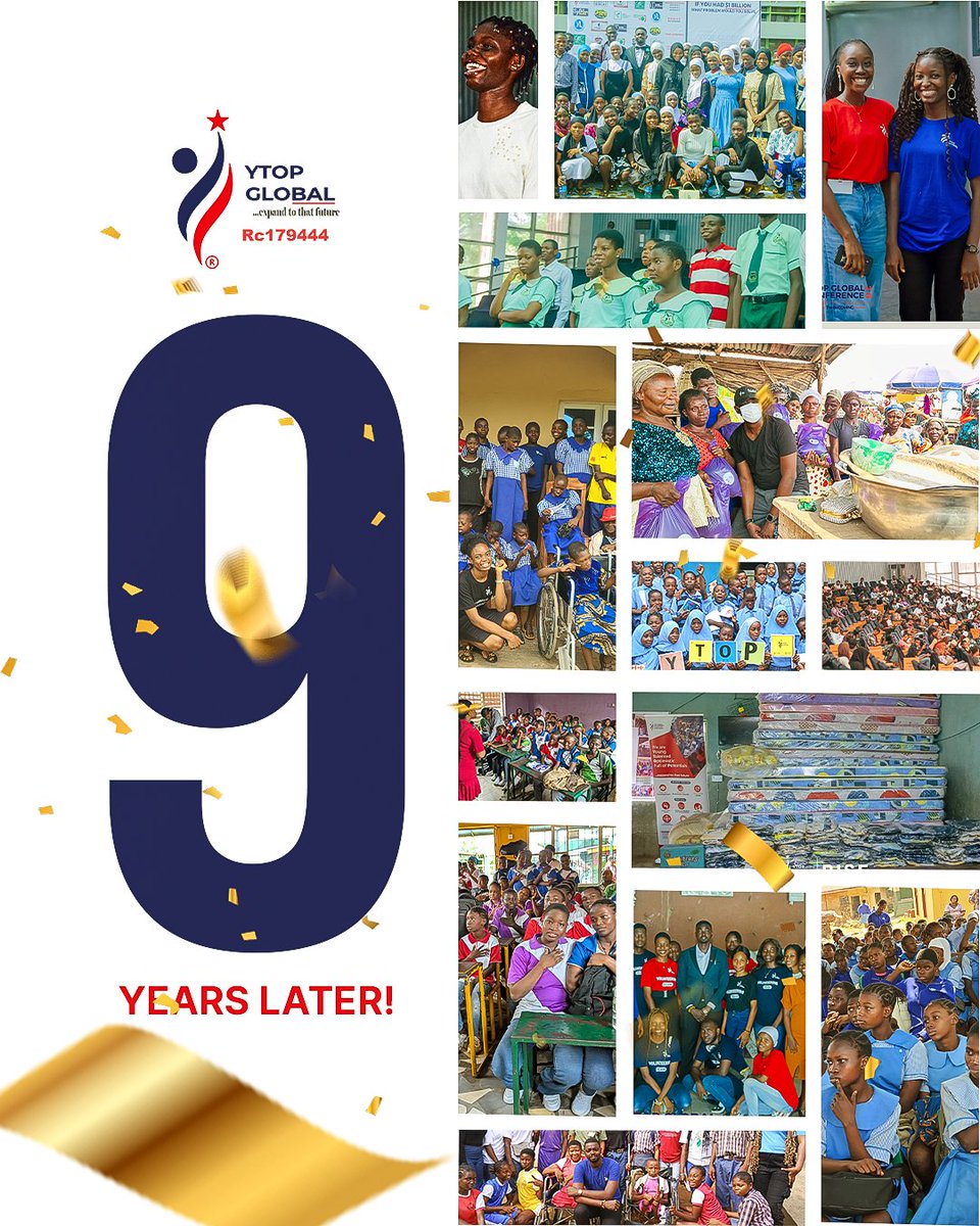 YTOPGLOBAL's tweet photo. Happy 9th Anniversary to YTOP Global 

9 years of impact, growth, and transformation.

9 years of building leaders, creating opportunities, and changing lives.

And this is just the beginning…
#YTOPGlobal #GlobalChangeMaker #9thAnniversary #9YearsOfImpact #YTOP https://t.co/YqRocCDfFG