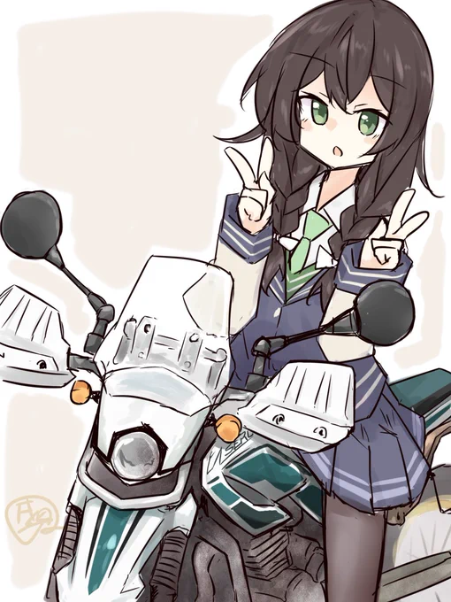 #クルマやバイクを描いてる人は見せびらかしましょう