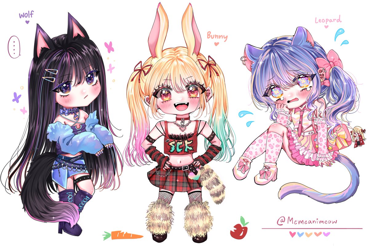 Rabbitmie🧡🐰(รับวาดรูปงับ)+Commission open 🌈✨ tweet media