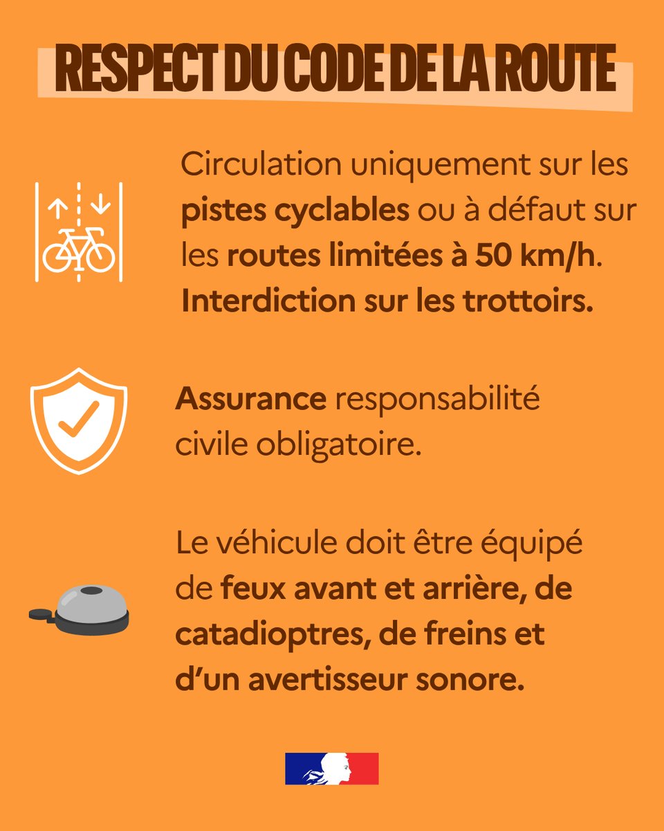 prefet06's tweet image. 🛴 Trottinettes électriques, monoroues, hoverboards... 

👉 Le port du casque et du gilet rétro réfléchissant est obligatoire dans les #AlpesMaritimes

💡 Rappel de la réglementation pour les engins de déplacement personnel motorisés