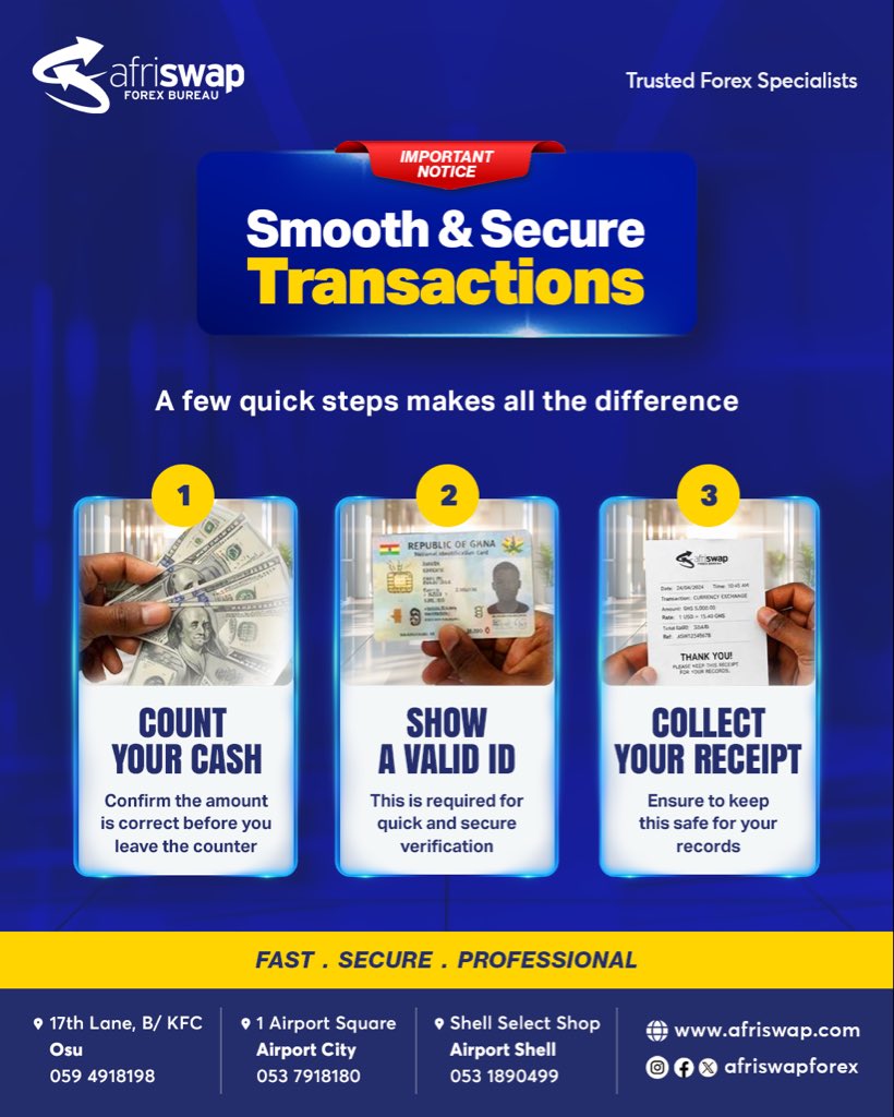 Afriswap Forex Bureau tweet media