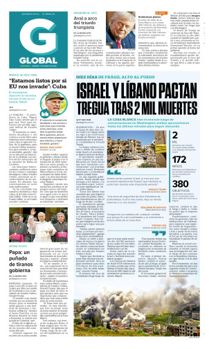 Excelsior's tweet image. 🌎 La información internacional más relevante del día la encontrarás en nuestra portada de #Global   excelsior.com.mx/global