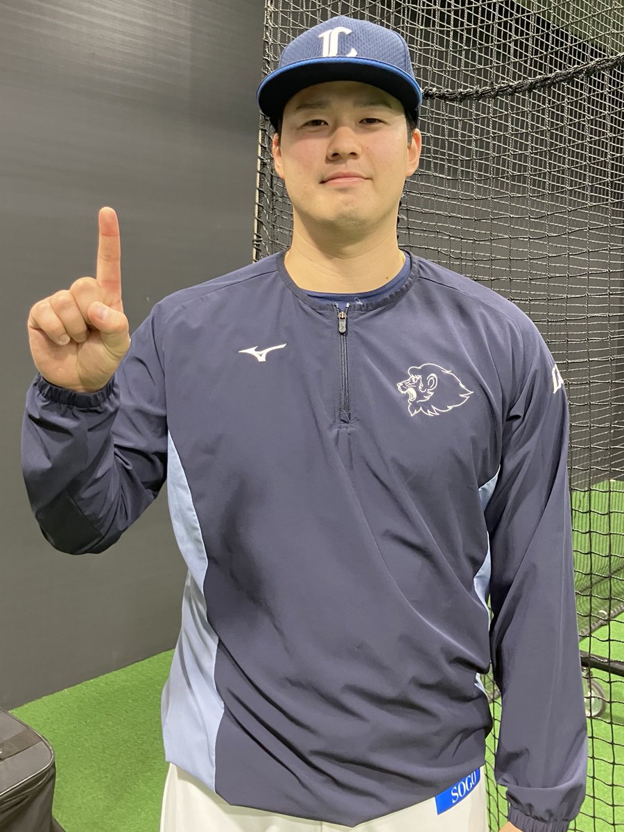 lions_official's tweet photo. 今季初勝利！
 
#渡邉勇太朗 投手
 
#seibulions #打破 https://t.co/mHGUTERNl5