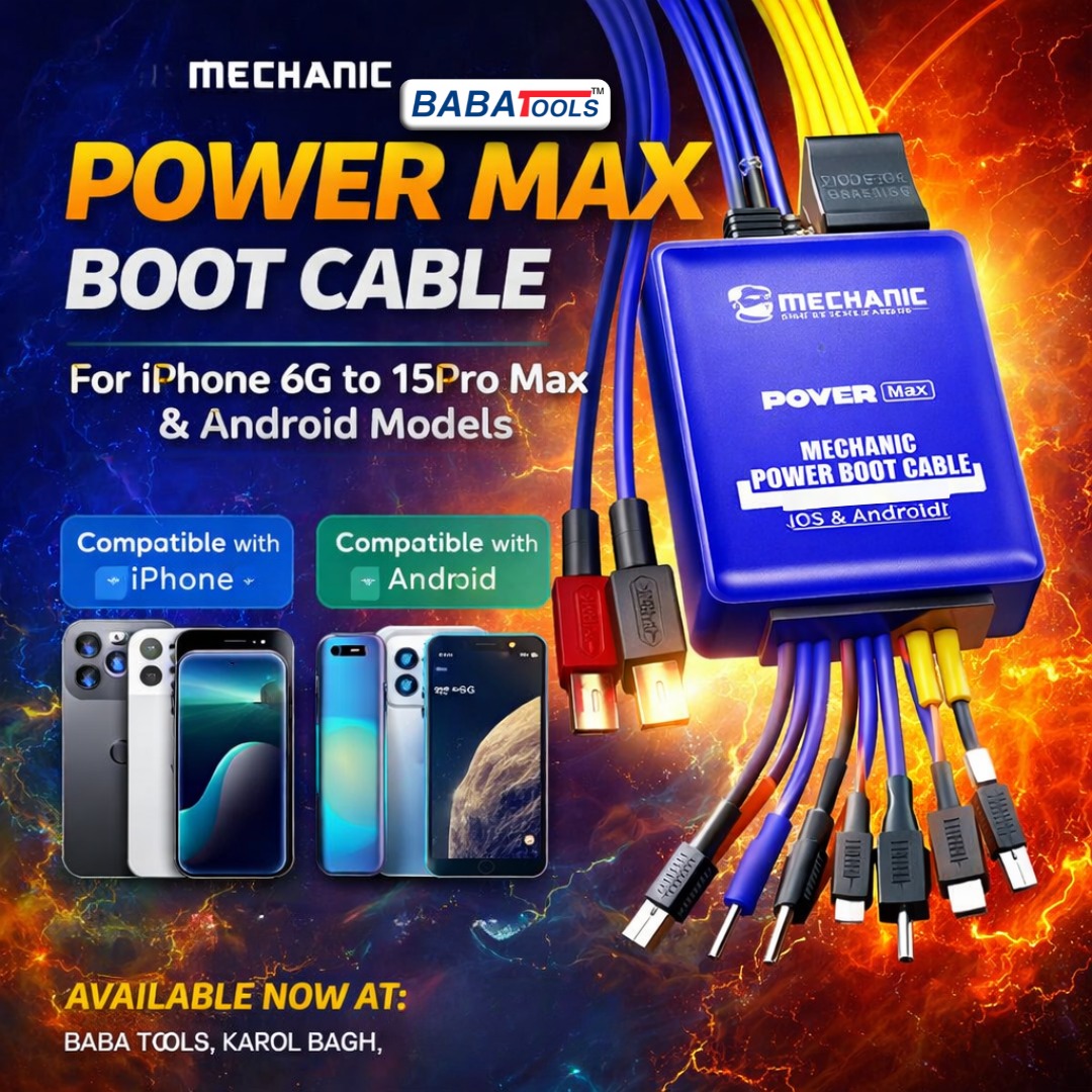 BabaCable's tweet image. Product: Mechanic Power Max Boot Cable – iPhone &amp;amp; Android Support
Shop now: babaocamachine.com/product/mechan…

Boot faster. Work smarter. ⚡

#MechanicPowerMax #BootCable #MobileRepair #iPhoneRepair #AndroidRepair #DiagnosticsTools #RepairTools #BabaTools