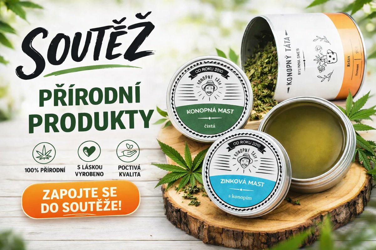 WomanAndStyleCz's tweet photo. https://t.co/p78IPNX5yQ 
Soutěž o balíčky přírodní konopné péče od Konopného Táty https://t.co/nOJUsyxVb9