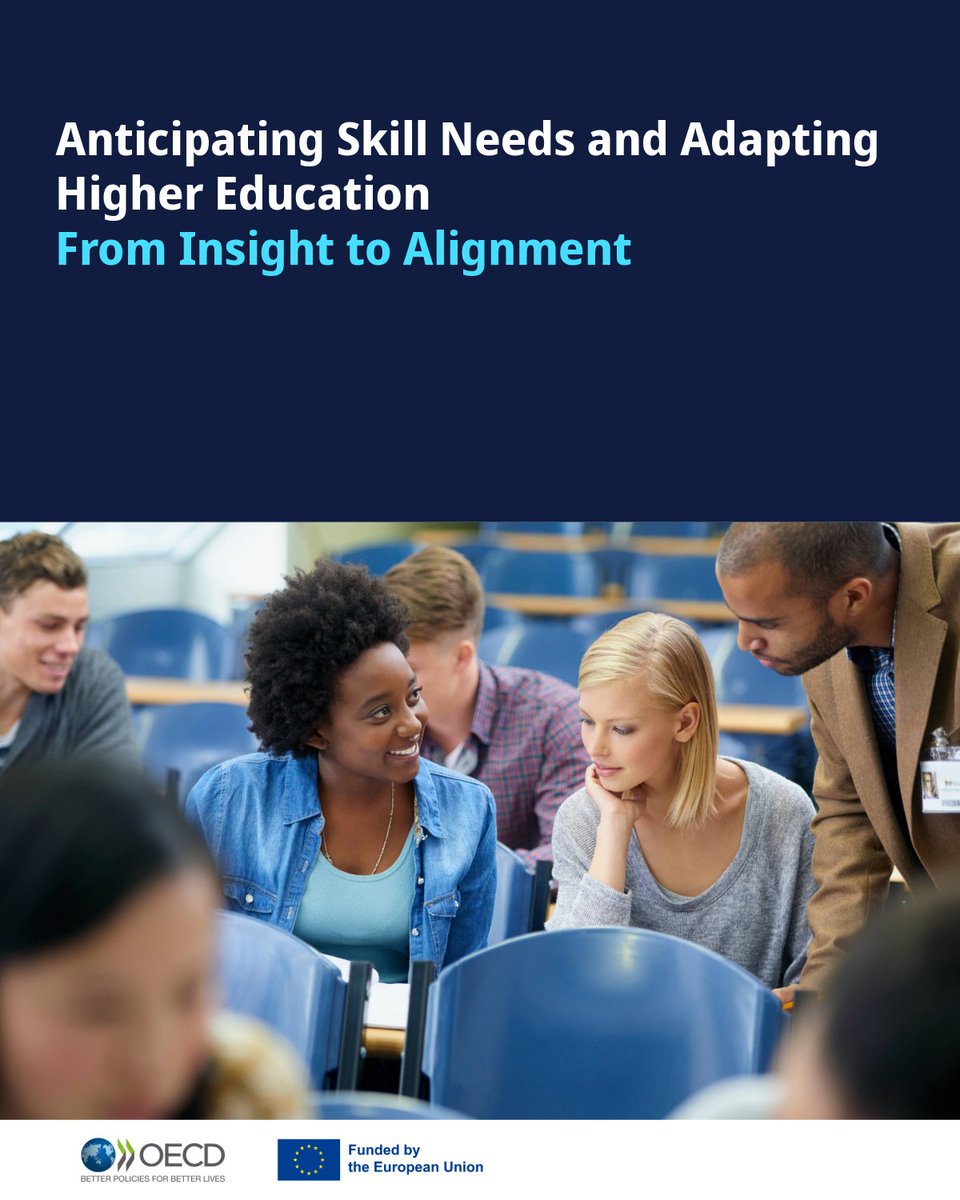 OECD_Social's tweet image. Skill mismatches and shortages continue to hinder productivity, growth &amp;amp; job quality across #EU countries.

New #OECD report compares 17 national #Skills Assessment &amp;amp; Anticipation (SAA) exercises. Learn more ➡️ oe.cd/6qv

EU-funded via #TSI with @EU_Reforms