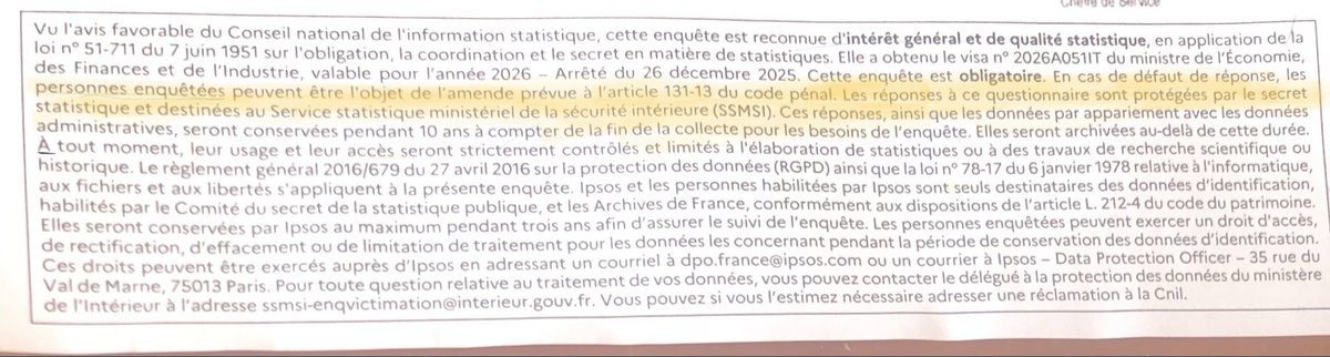 seve921's tweet photo. 😡😡 j’ai reçu une enquête que ma fille doit compléter. Si elle ne le fait pas, elle risque une amende 😳😤de mieux en mieux.😡 https://t.co/LaV4KKfOQh
