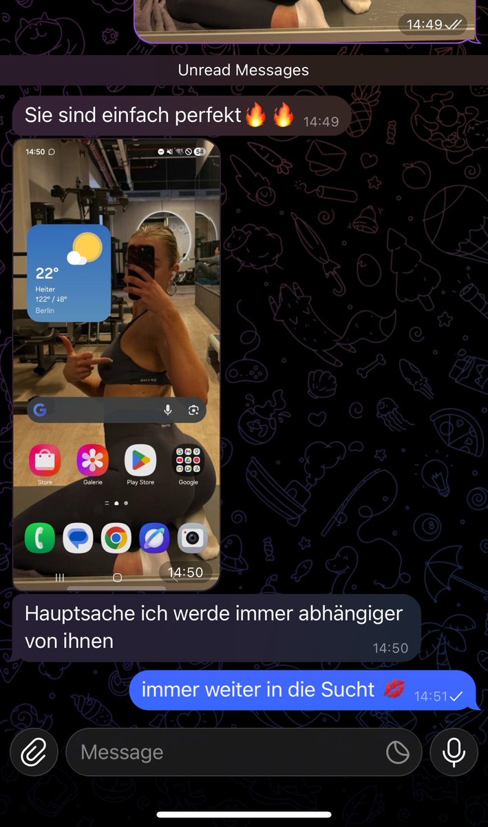 Treue Subs, die wissen, wie man jeden Tag verwöhnt. >> (hat natürlich auch brav gesendet)