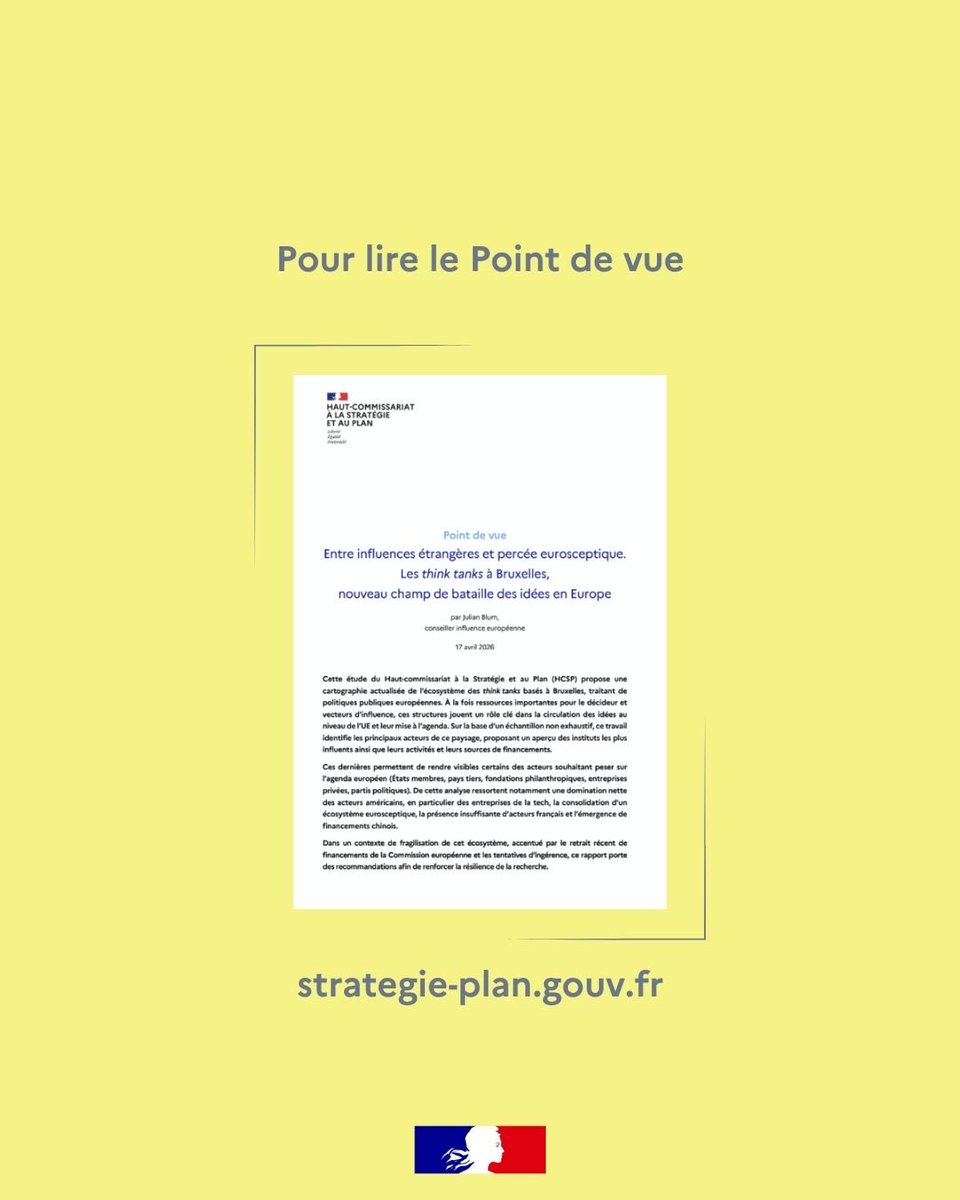 Haut-commissariat à la Stratégie et au Plan tweet media