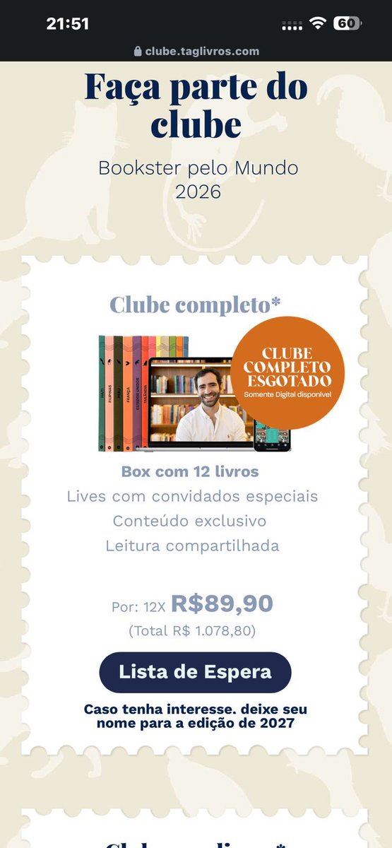 istela_dos's tweet photo. a livresenhas não é a única que cobra caro no clube do livro olhem esse daqui… 1078 reais! https://t.co/CCz8oL3ZnN