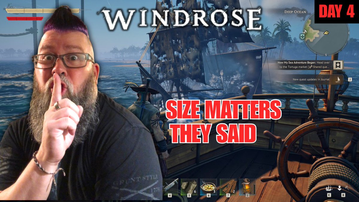 Come Feel the Motion of the Ocean in my Big Ship! <a href="/PlayWindrose/">Windrose</a> <a href="/YouTubeGaming/">YouTube Gaming</a> twitch.tv/donnytheory