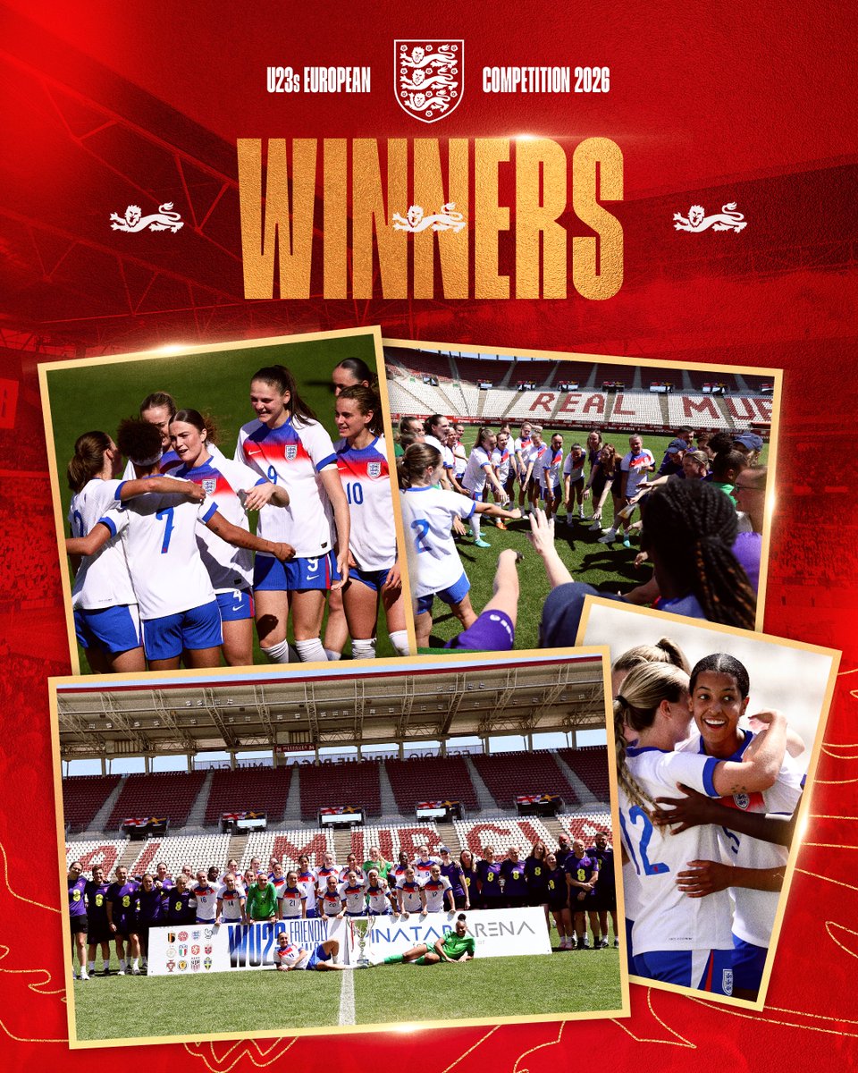 Congratulations to our U23 #YoungLionesses 👏