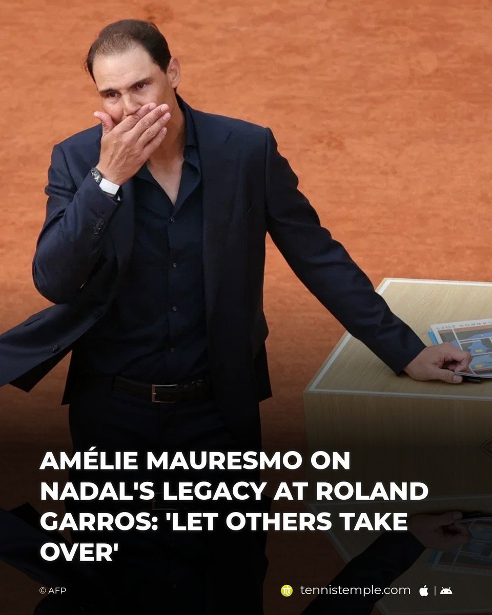 tennistemple_en's tweet image. Rafael Nadal's Impact at Roland Garros Goes Beyond Titles. Amélie Mauresmo Reveals How the Tournament Navigates His Immense Legacy, Balancing Emotion, Transition, and Future. #GrandSlam #Mauresmo #Nadal #RolandGarros

🎾 w.tennistemple.com/wh8jo