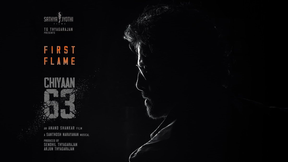 rameshlaus's tweet photo. What starts as a FLAME… ends in a BLAZE 🔥💥

#Chiyaan63 FIRST FLAME is HERE — and it’s pure madness on screen ⚡️

@chiyaan unleashes a fierce new avatar with raw intensity & swag 🐺🔥

@anandshank sets the tone with a power-packed glimpse that screams BLOCKBUSTER 💣

This is just the beginning… the fire has been lit 😈🔥

#ChiyaanVikram #Chiyaan63

 ▶️ https://t.co/ezxhu0OUl5

#CookingStartsNow #Chiyaan63FirstFlame

@SathyaJyothi  @Music_Santhosh