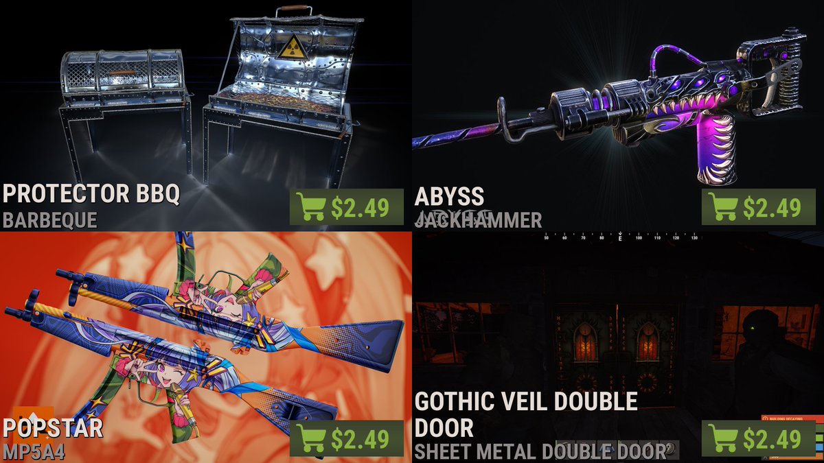 RustItemStore's tweet image. 🚨 NEW ITEM STORE 🚨
rust.scmm.app/store

#rust #playrust #rustskins #rustworkshop