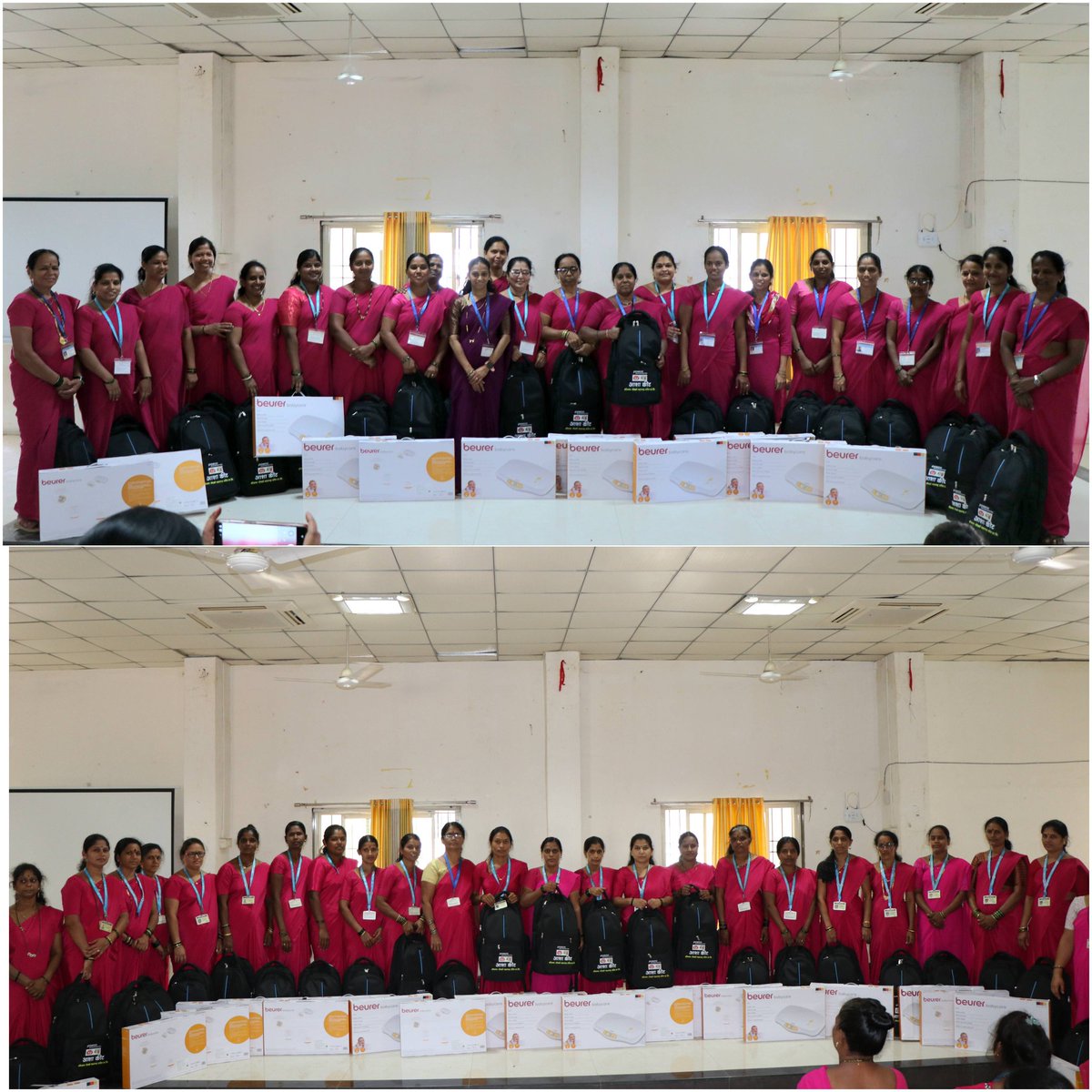 PoscoIndia's tweet photo. 🌿 Strengthening rural healthcare in Mangaon!

🏥 Digital support to primary Health Centres with computer systems
👩‍⚕️ Medical kits distributed to 137 ASHA Sevikas

Empowering frontline workers &amp; improving healthcare access for a healthier community 

#POSCOMaharashtraSteel #CSR https://t.co/WhUEfrD7YN
