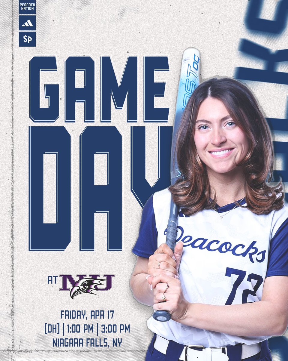 PeacockSoftball's tweet image. The Falls are loud… we’re louder 🌊

🆚Niagara
📍Niagara Falls, NY
⏰ 12 pm | 2 pm
🏟️Niagara Softball Field
📊purpleeagles.com/sidearmstats/s… 
📺purpleeagles.com/watch/?Archive… 

#StrutUp🦚 | #ConferencePlay