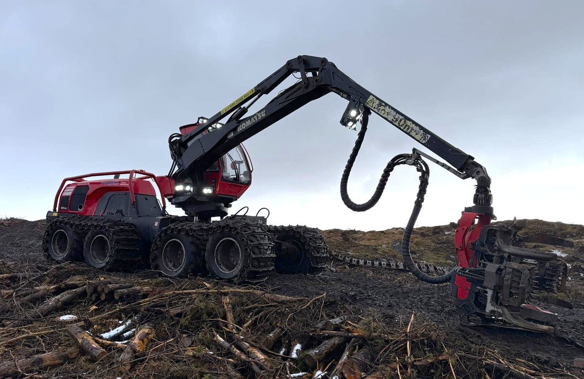 EagleAssetFinan's tweet image. *CUSTOMER MACHINE FOR SALE*

Komatsu 931 XC Timber Harvester
Year 2019
Komatsu C144 Harvester Head
Year 2019
10208 Hours
Full Komatsu Forest Ltd service history
Recently serviced
Includes one set of tracks
Location Inverness-shire Scotland
£160,000.00 + VAT #forestry #finance
