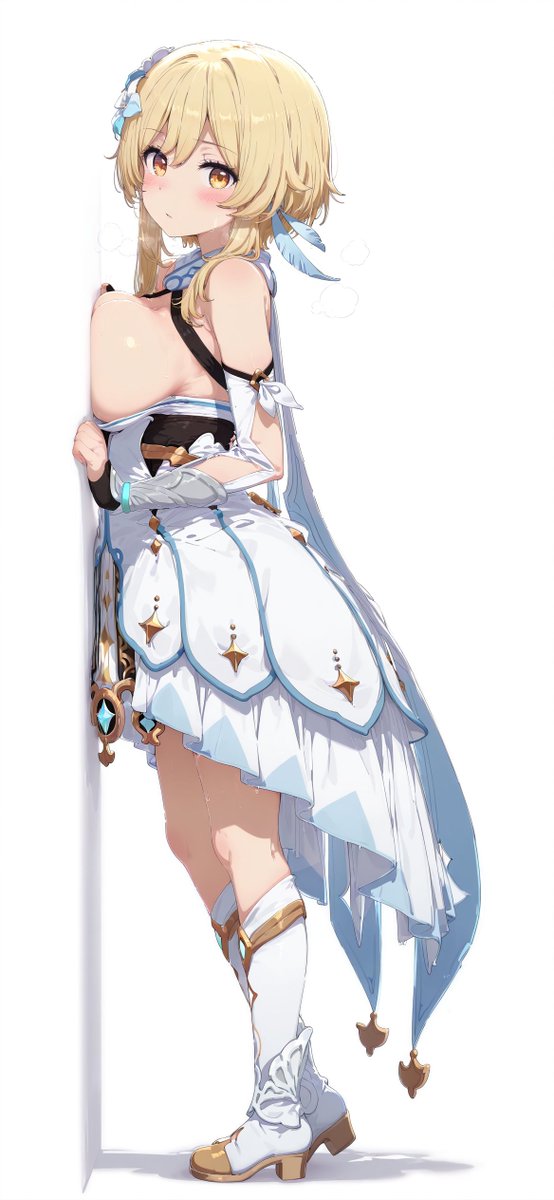 YOMU692634's tweet photo. 蛍/lumine(1/2)                                                                                                                                                                                                                                                                        #原神 #GenshinImpact sfw