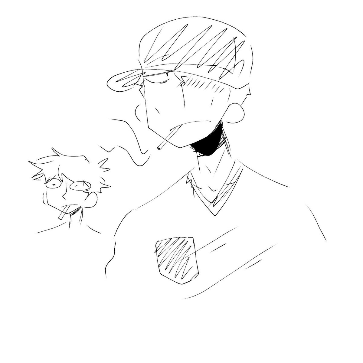 Kevin Spencer doodle uncolored because of a dorm issue.
#kevinspencer
#kevinspencerfanart