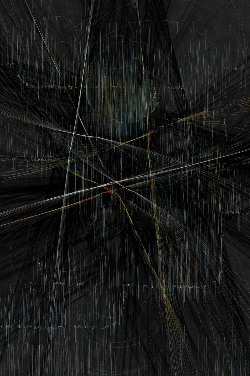 LargosArt's tweet image. Testing new palettes and composition mixes for MELAS. #generativeart, #codeart, #contemporaryart, #processing, #p5js, #emergence