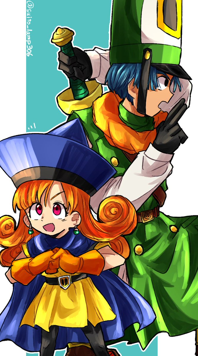 suito_lamp306's tweet image. #DQ4  #DQ 
自分のスマホの待ち受け用に描いていたものです☺️