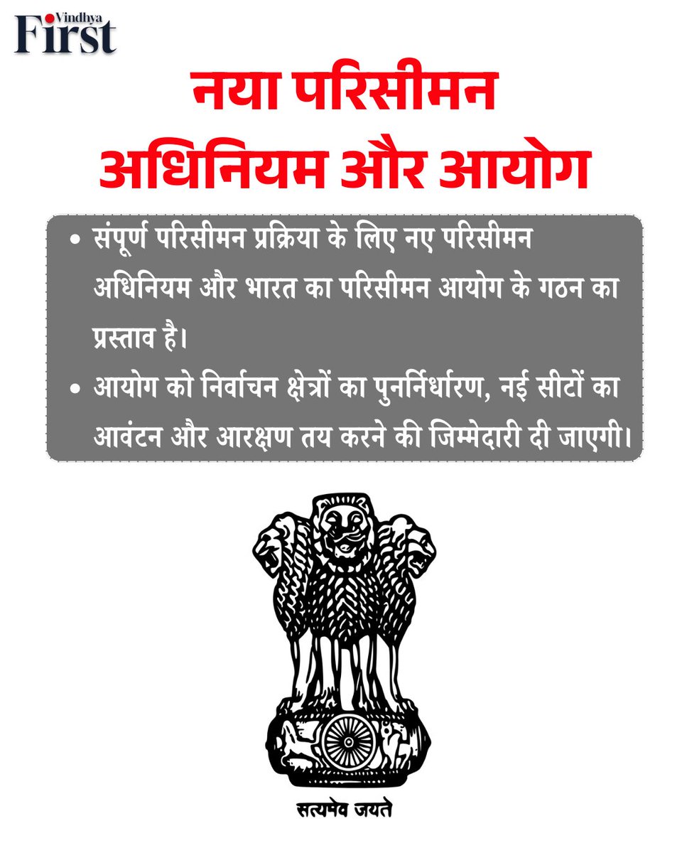 संसद में तीन विधेयक पेश किए गए हैं जिनका उद्देश्य संसद का विस्तार करना, भारत के चुनावी मानचित्र को पुनर्निर्धारित करना और अंततः महिला आरक्षण को लागू करना है। पढ़ने के लिए स्वाइप करें।

#Parliament #WomenReservationBill #BreakingNews