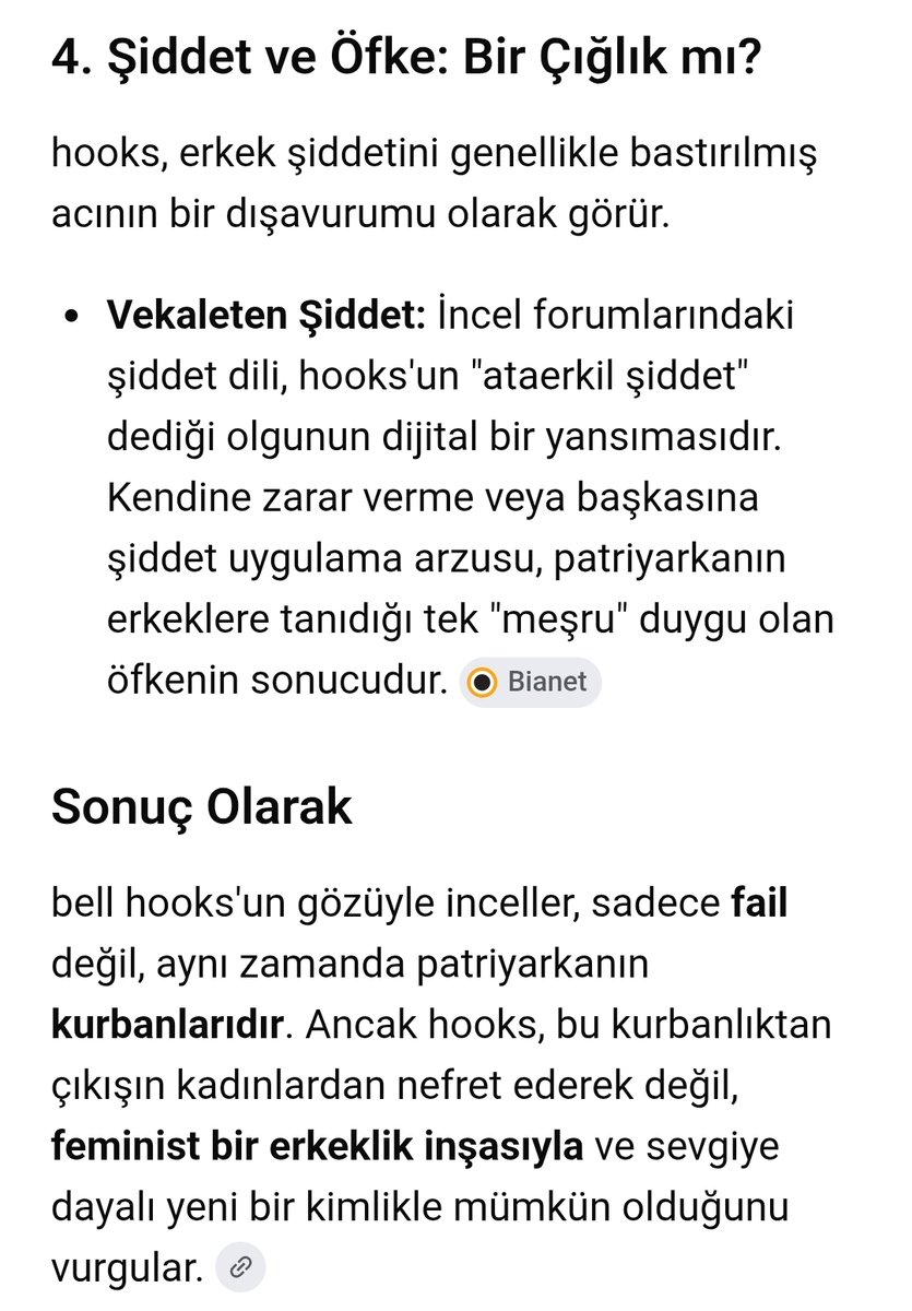 ali_riza_90's tweet image. +6
#bellhooks
#incelerkekleri
#patriyarka
#patriyarkalsiddet
#feminizm
#esitlik
#özgürlük

+