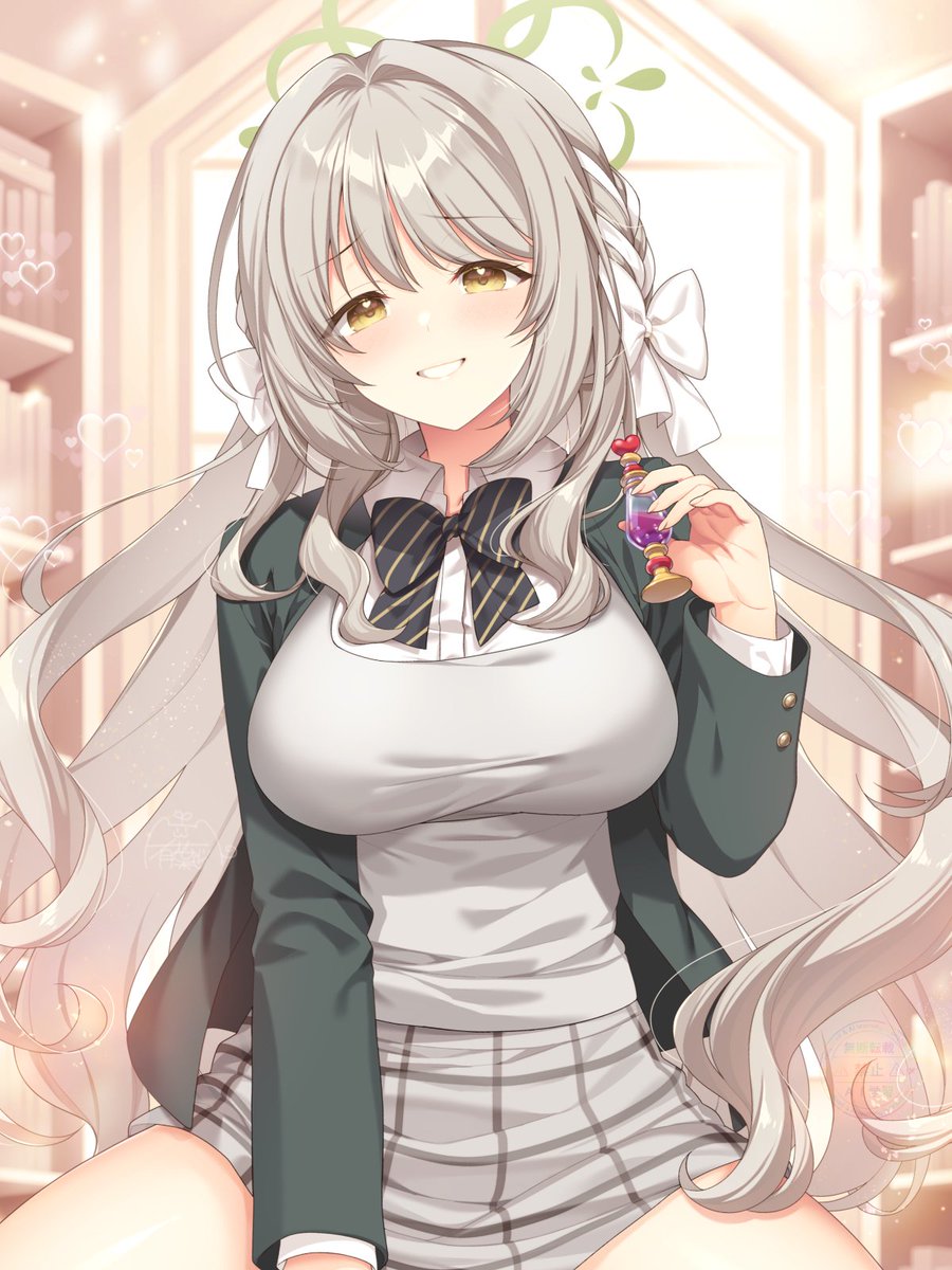 ミヨ「安心してください先生、これは正規の手順で手に入れたものです…💓」

①ミ…ミヨ……?何か入れた…?
②なぜかミヨがとんでもなく可愛く見える…

#ブルアカ #BlueArchive 