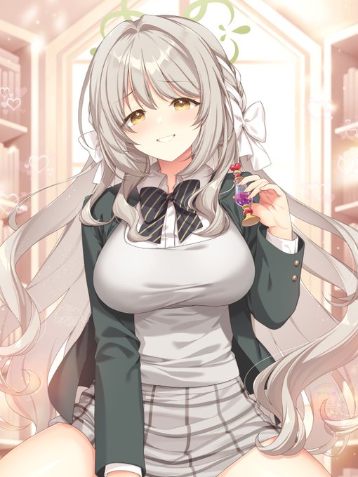 ミヨ「安心してください先生、これは正規の手順で手に入れたものです…💓」

①ミ…ミヨ……?何か入れた…?
②なぜかミヨがとんでもなく可愛く見える…

#ブルアカ #BlueArchive 