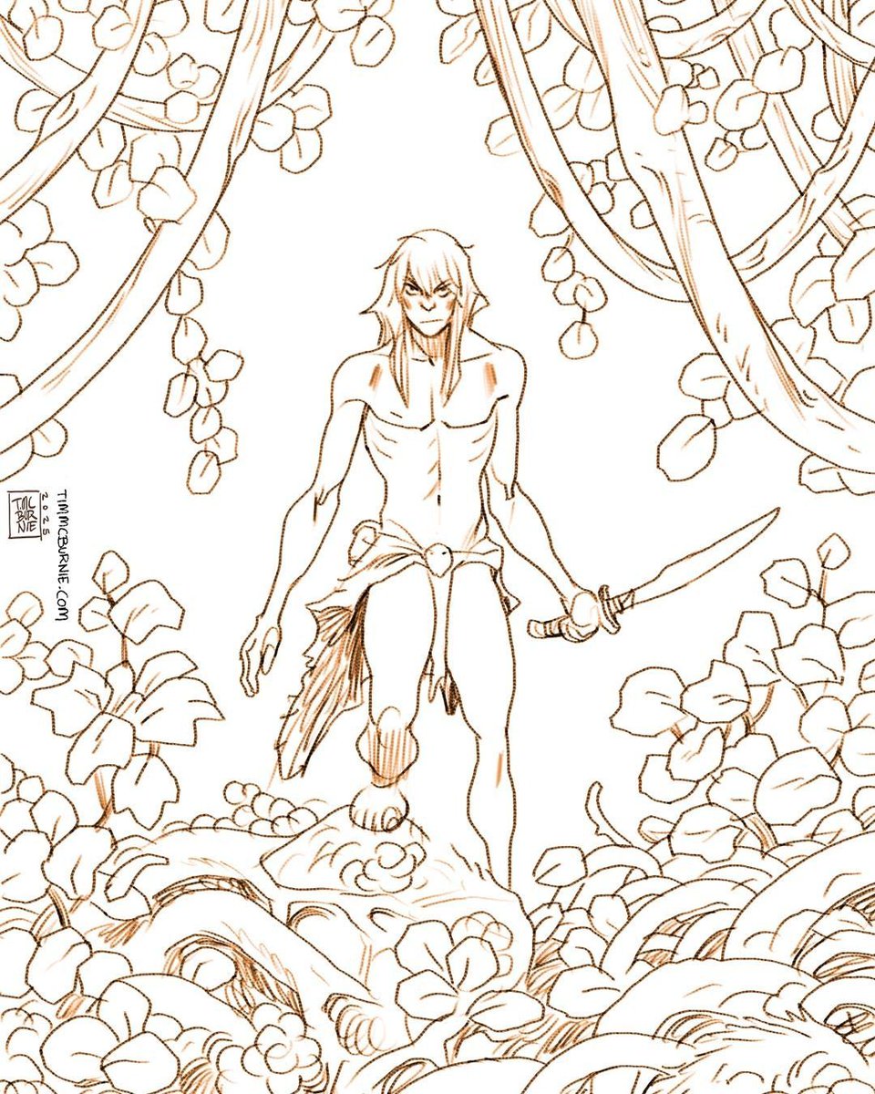「Sketching around in Procreate this eveni」|Tim Mcburnieのイラスト