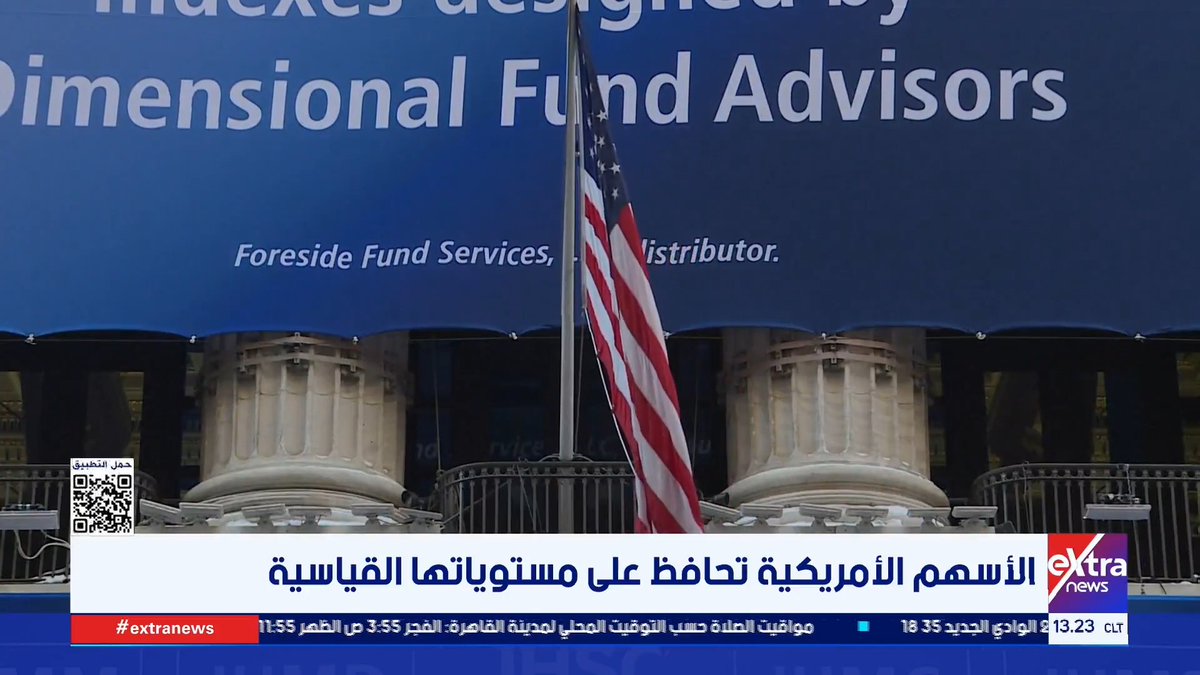الأسهم الأمريكية تحافظ على مستوياتها القياسية #نسرين_فؤاد 