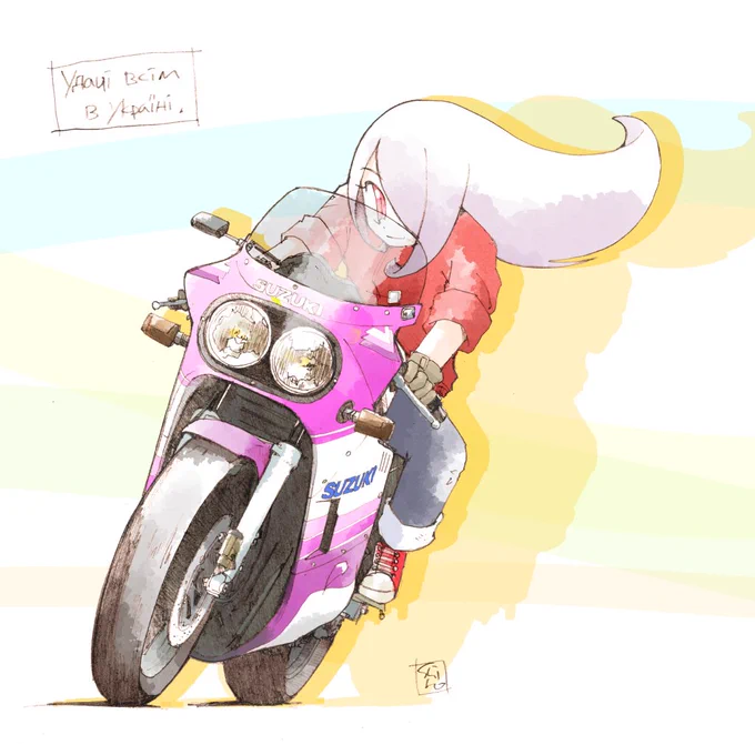 #クルマやバイクを描いてる人は見せびらかしましょう