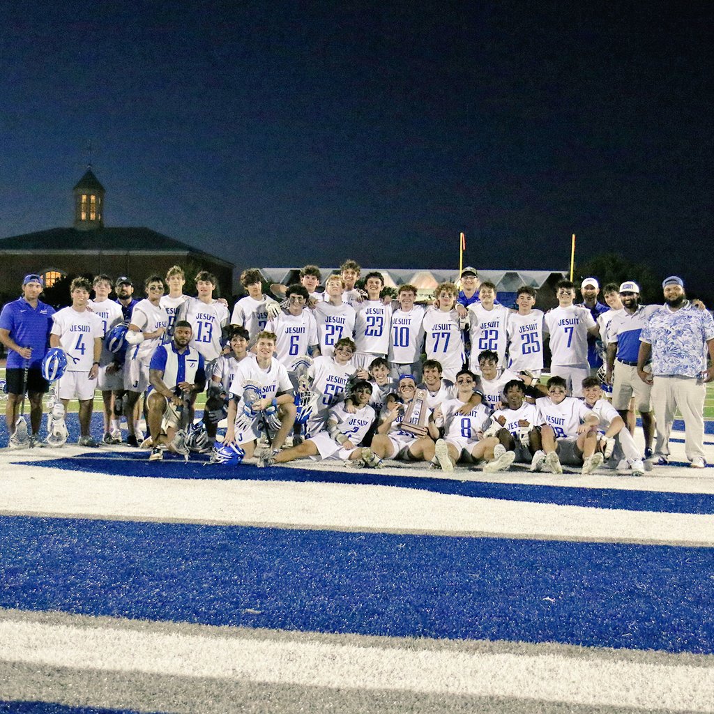 TampaJesuit's tweet image. District Champs!

Jesuit captured its 8th straight District title with a 21-1 win v. Tampa Prep on Thursday at Alumni Field!

The Tigers expect to be the No. 3 seed in Class A, Region 2 and host a Region Quarterfinal on Tuesday.

@tampalaxreport

#AMDG #GoTigers #JesuitLacrosse