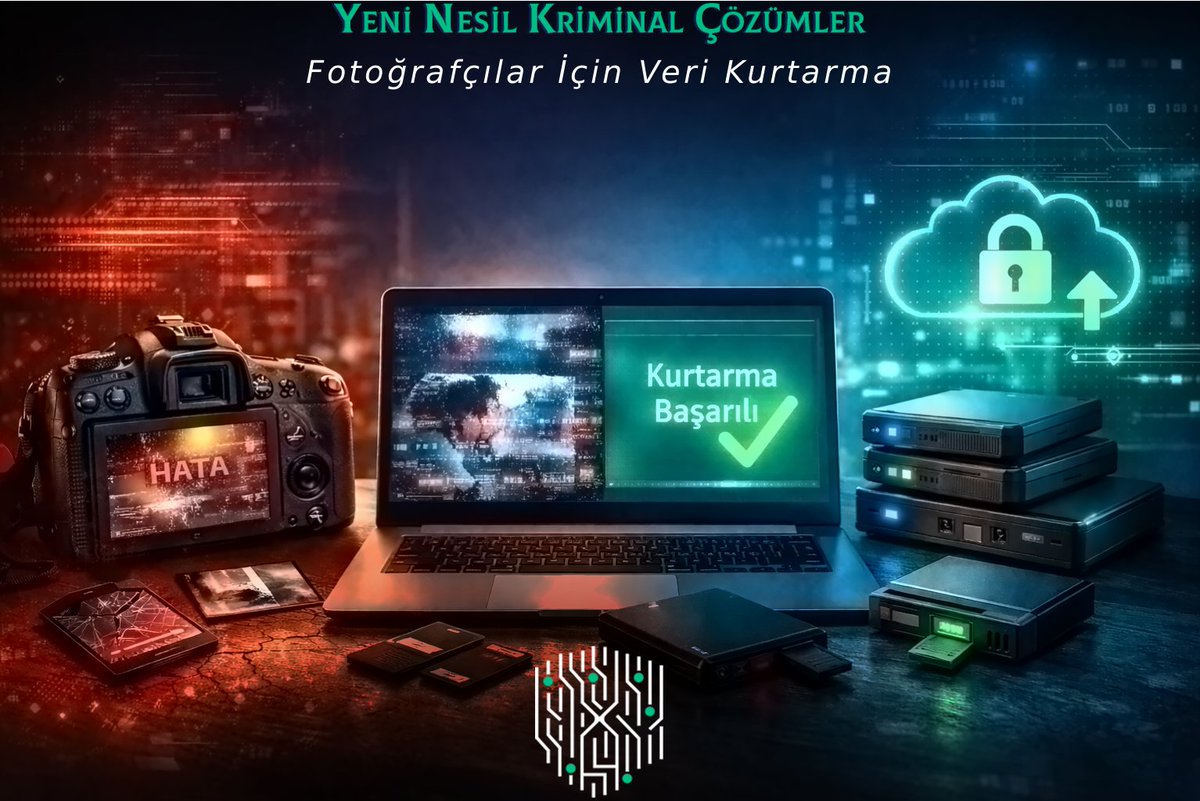 kriminalbilisim's tweet photo. 🎯 Yeni Nesil Kriminal Çözümler

👉Fotoğrafçılar için hazırladığımız veri kurtarma rehberi yayında:https://t.co/xLCdyiLGFY

📸 SD kart bozulduysa
⚠️ Dosyalar silindiyse
⛔ “Okuma hatası” alıyorsanız
İlk kural: panik yapmayın, yazmayı durdurun.

#kriminalbilisim #VeriKurtarma #SilinenFotoğrafKurtarma #SDKartVeriKurtarma #SDKart #HDD #Harddisk #SSD #DNAKriminal