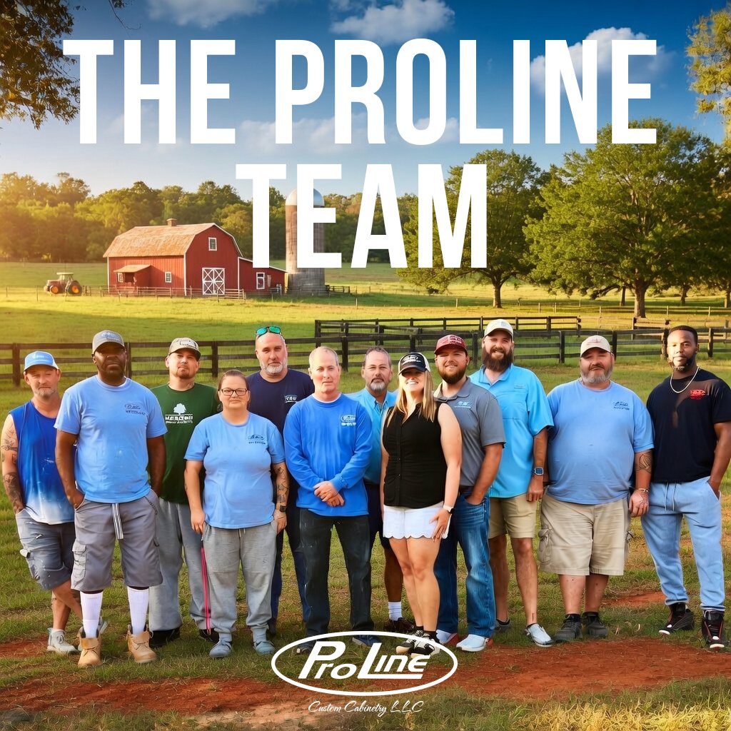 ProlineCabinets's tweet image. 👋✨ Meet the team behind ProLine Custom Cabinetry! For 8 years, we’ve been blessed to serve families with quality cabinetry and design. We’re a Kingdom-minded business giving all glory to God. Built with skill, care, &amp;amp; passion every step of the way. 🙏🏡 #ProLine #Cabinets