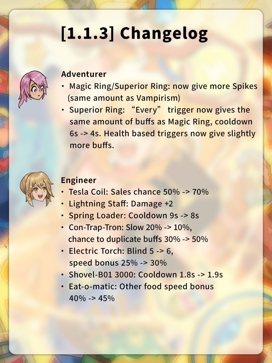 backpack_NA's tweet photo. Hi everyone, 

We are back with some more adjustments and a new Adventurer skin!

Have fun and see y’all soon :) https://t.co/l0RiJKL7BG