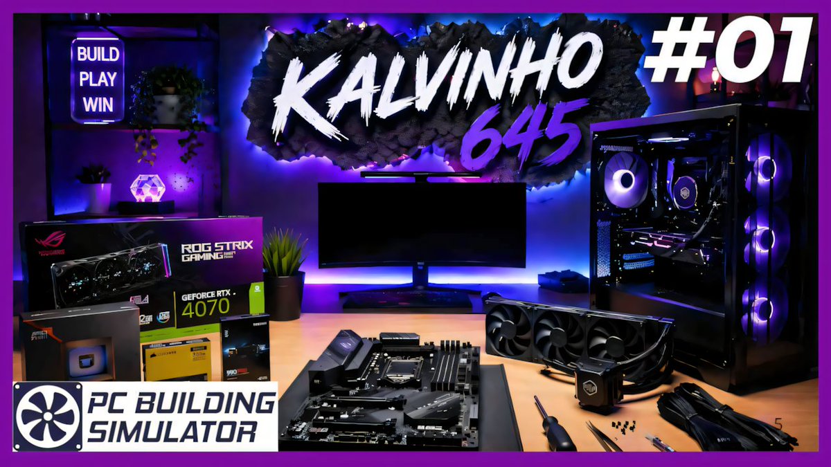 Kalvinho645's tweet image. Kalvinho aqui lembrando que tem vídeo novo saindo hoje no canal do PC Building Simulator no YouTube youtu.be/oQ65FDcV5YY deixe seu like seu comentário e se inscreva lá e aqui se não for inscrito para não perder vídeo novo todo dia lá!! #pc #simulador #programação