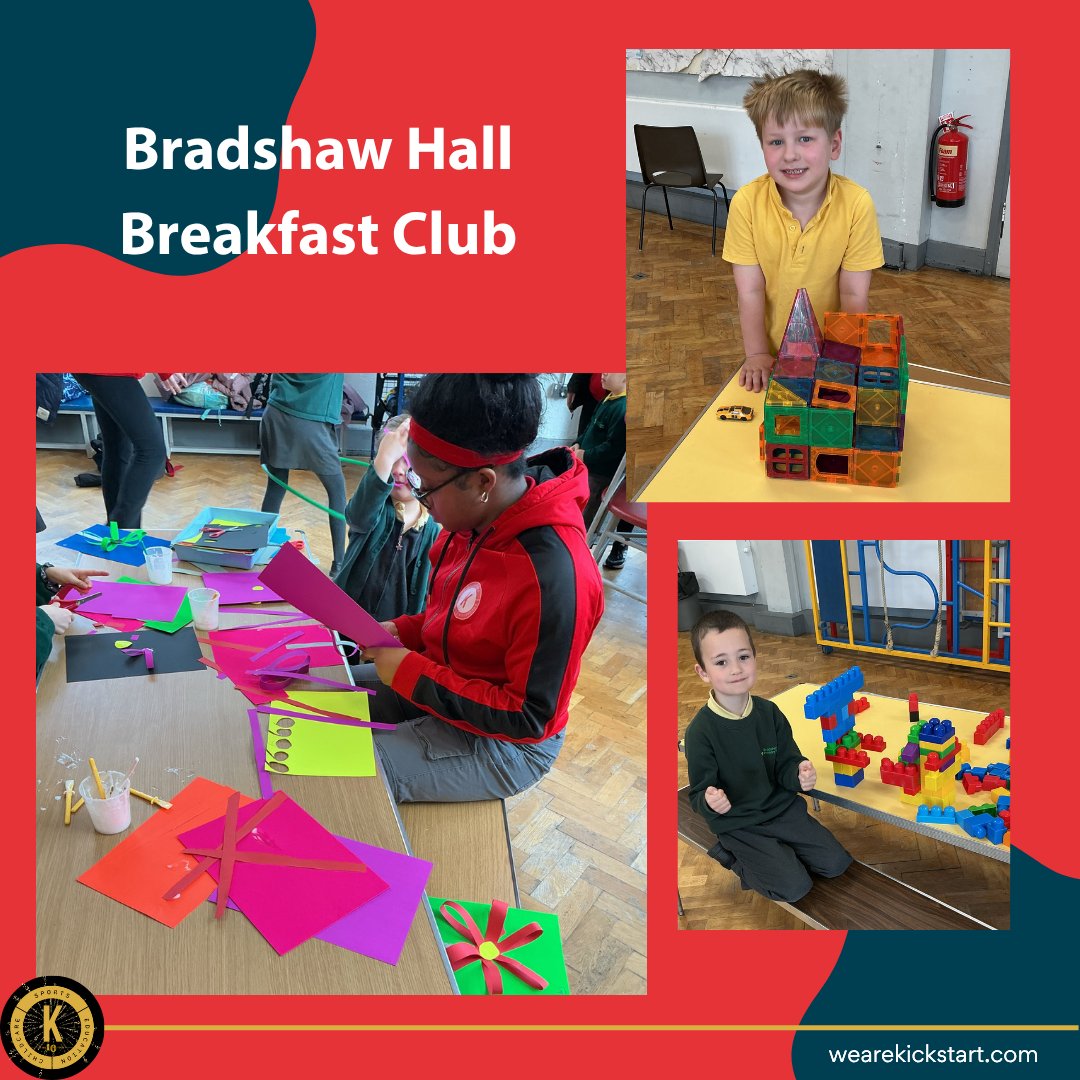 wearekickstart's tweet image. Breakfast Club at Bradshaw Hall Primary ☀️

A lovely start to the day with the children getting super crafty and creative 🎨✨
Such a great way to spark imagination before lessons begin!

#BreakfastClub #CraftyFun #SchoolMorning #MakingMemories #BradshawHall #Kickstart