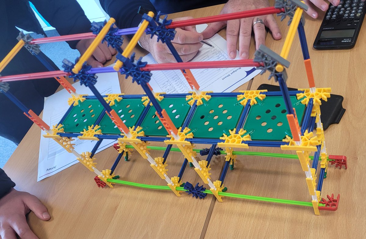ParkwoodAcademy's tweet photo. Fantastic to welcome Emma Pickering and Jillian from Amey to challenge our Parkwood E-ACT students to think like structural engineers in a bridge building competition! They certainly developed skills and left more knowledgeable about careers in the sector! https://t.co/cqWJpI8f4r