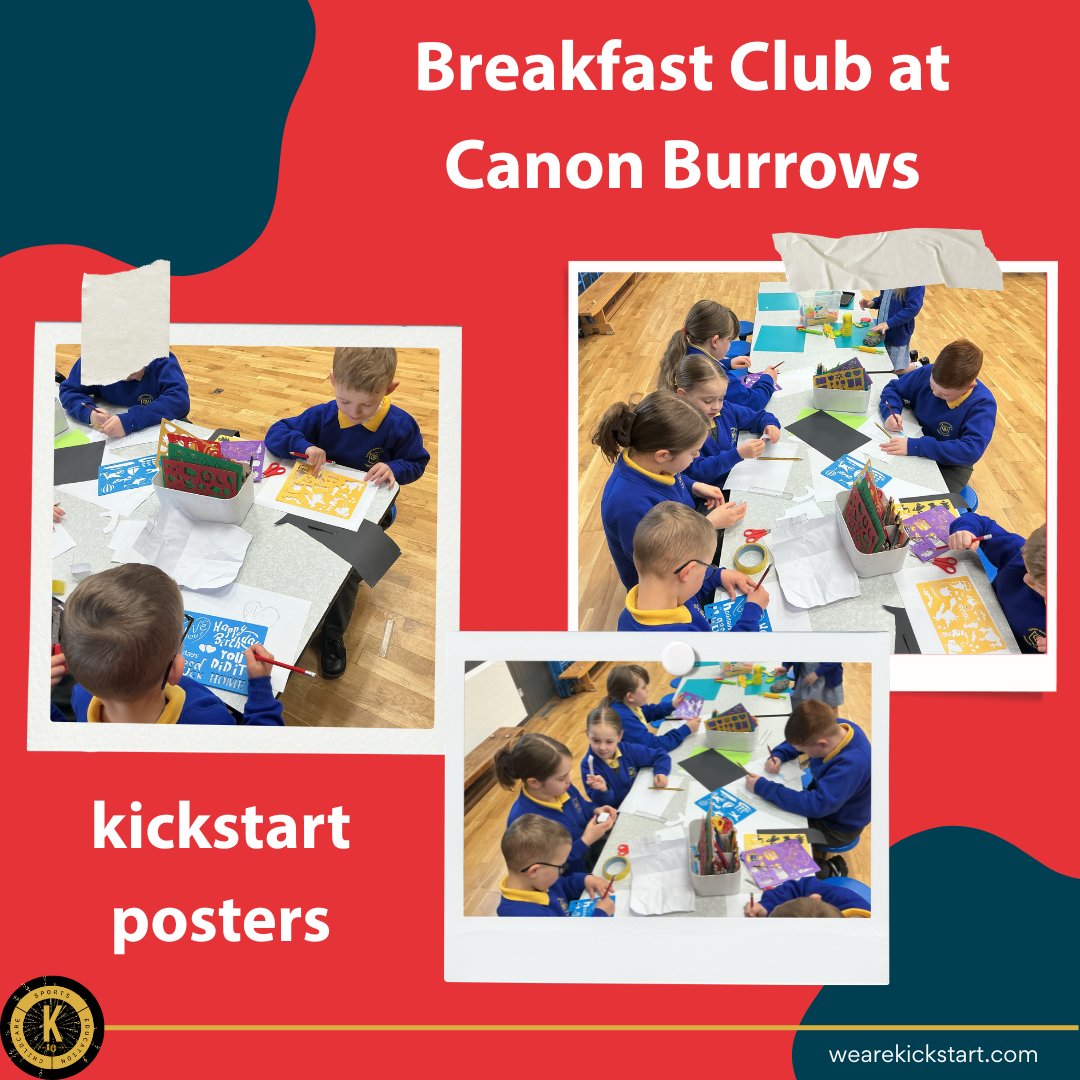 wearekickstart's tweet image. Yesterday morning at Breakfast Club at @canon_burrows✨🥣
Our breakfast club was buzzing with creativity as the children designed their very own Kickstart posters 🎨✨

#BreakfastClub #CanonBurrows #MorningFun #EarlyStart #Kickstart
