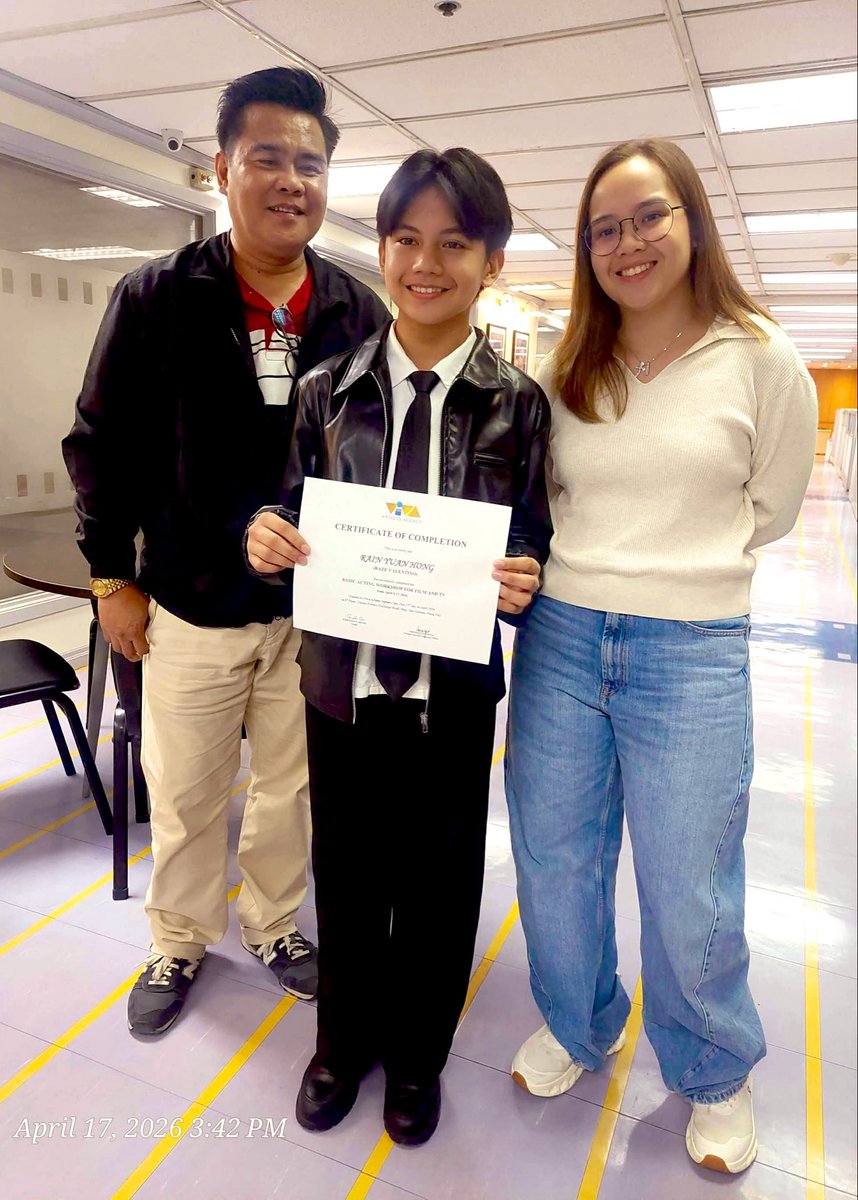 Congratulations to our Ninuno Child Artist - Raze Valentino for completing his Basic Acting Workshop for Film and TV under Viva Artist Agency 👏🎬 🥰🧡

#NinunoMediaArtist
#RazeValentino