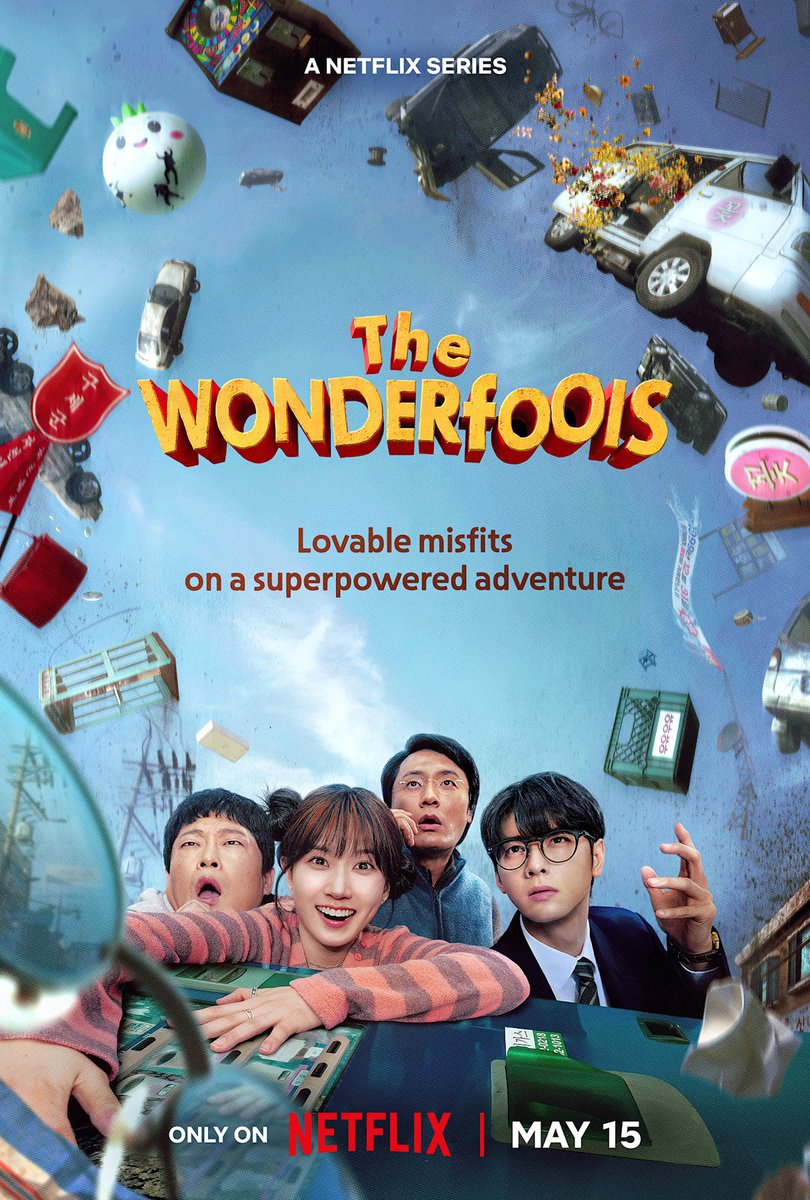 At long last, we finally have official confirmation that the highly anticipated superhero K-drama THE WONDERFOOLS starring Cha Eun Woo and Park Eun Bin is coming to Netflix on May 15, 2026. 

🔗whats-on-netflix.com/news/k-dramas/…