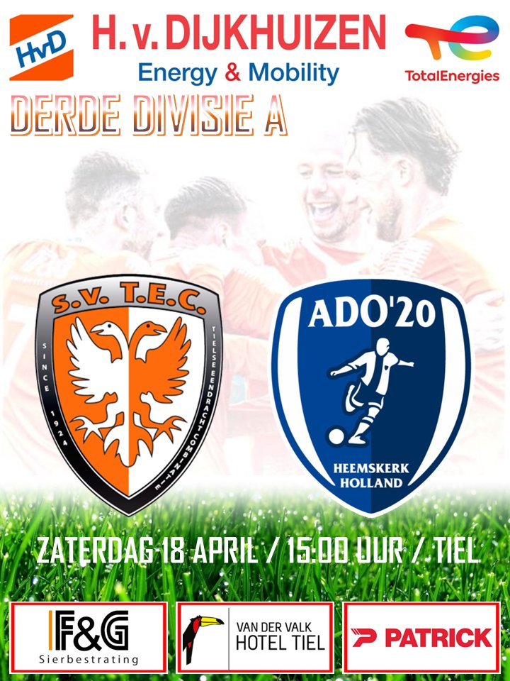 Nog 5 wedstrijden te gaan, nog 5 finales te spelen
Morgen komt <a href="/ado20/">ADO'20</a> uit Heemskerk op bezoek 
#TECADO #DDA