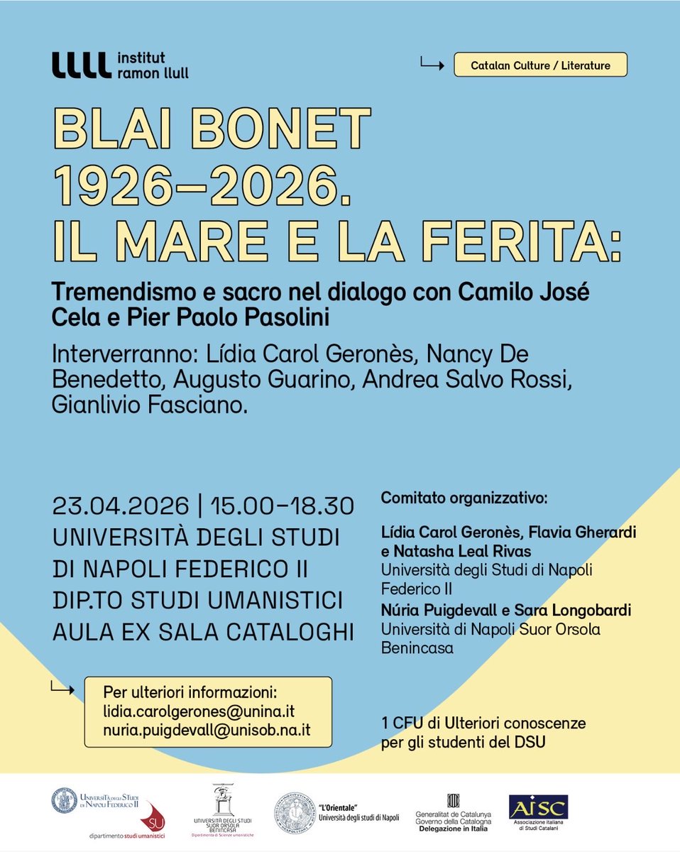 AISC associazione italiana di studi catalani tweet media