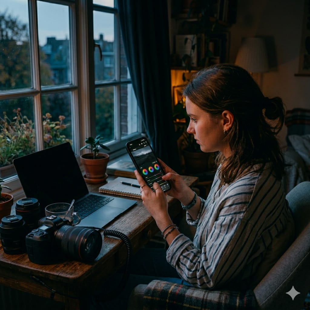 SAnewsMP's tweet image. Thread 2
Adobe Lightroom Mobile एक शक्तिशाली फोटो एडिटिंग ऐप है, जो RAW सपोर्ट, कलर ग्रेडिंग, एक्सपोजर कंट्रोल और क्लाउड सिंक के साथ प्रोफेशनल वर्कफ्लो देता है।
#Lightroom #PhotoEditing #Photography