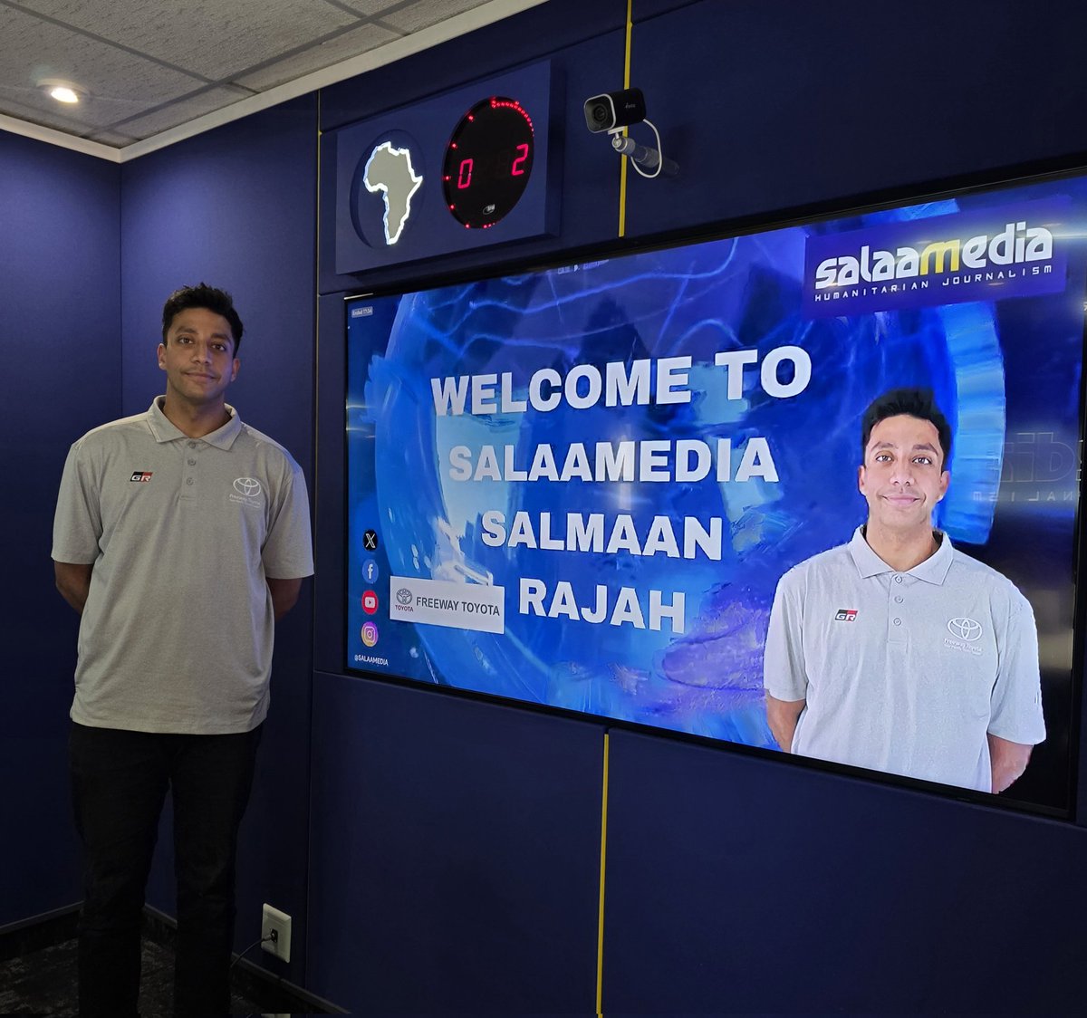 salaamedia's tweet photo. #ICYMI From Freeways to Impact: Freeway Toyota Fuels @AMASADirectAid Golf Day with New vehicle sales Executive @Freeway_Toyota, Salmaan Rajah. 

[WATCH]: https://t.co/lJqHXn2UrY

#NewsAndViews #HumanitarianJournalism #FreewayToyota #AMA #GolfDay2026 #AmanSchoolOfExcellence https://t.co/ELyQUvifbO