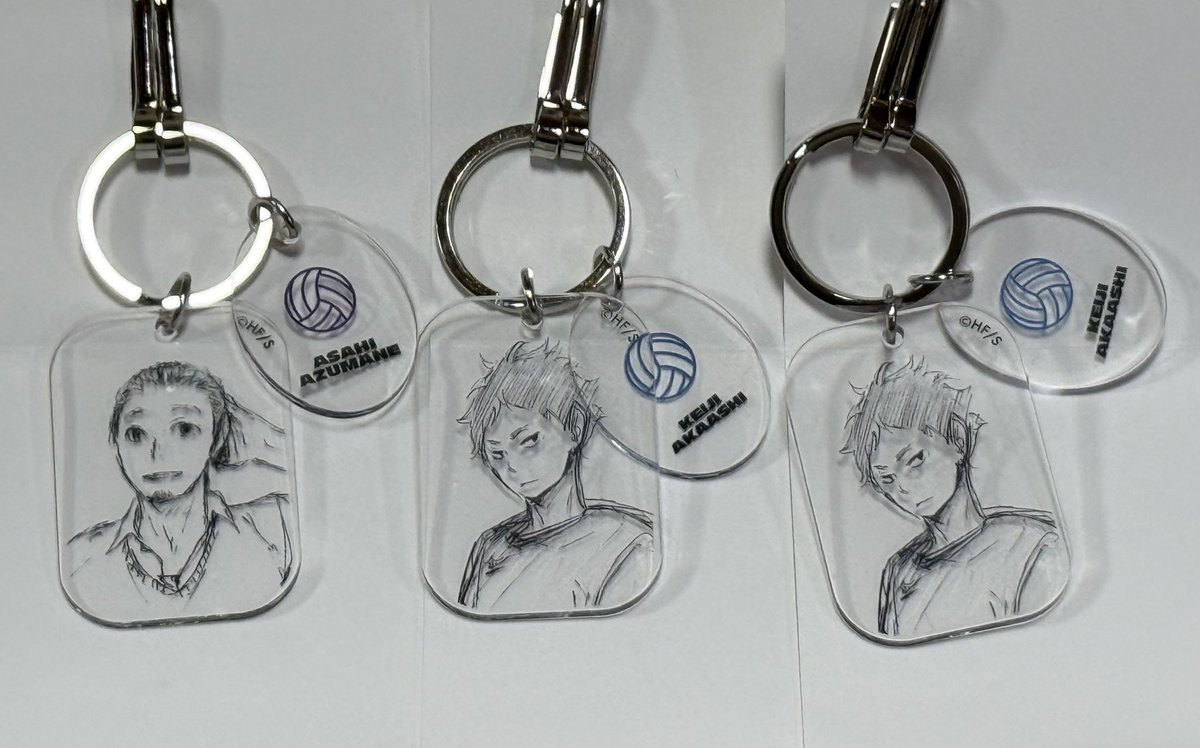 【譲渡】ハイキュー!! FAN PARK ファンパーク クリアベース キーホルダー 第1弾

譲▶︎ 東峰、赤葦

求▶︎ 定価＋送料

3点纏めてお引き取り頂ける方優先で探してます、少しでも気になった方ご連絡お待ちしております📮𓈒𓂂𓏸