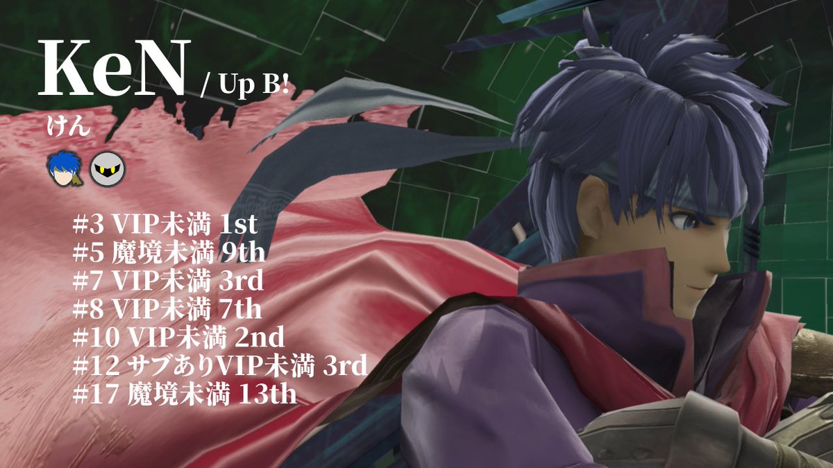 Up B! VIP未満/魔境未満大会 tweet media